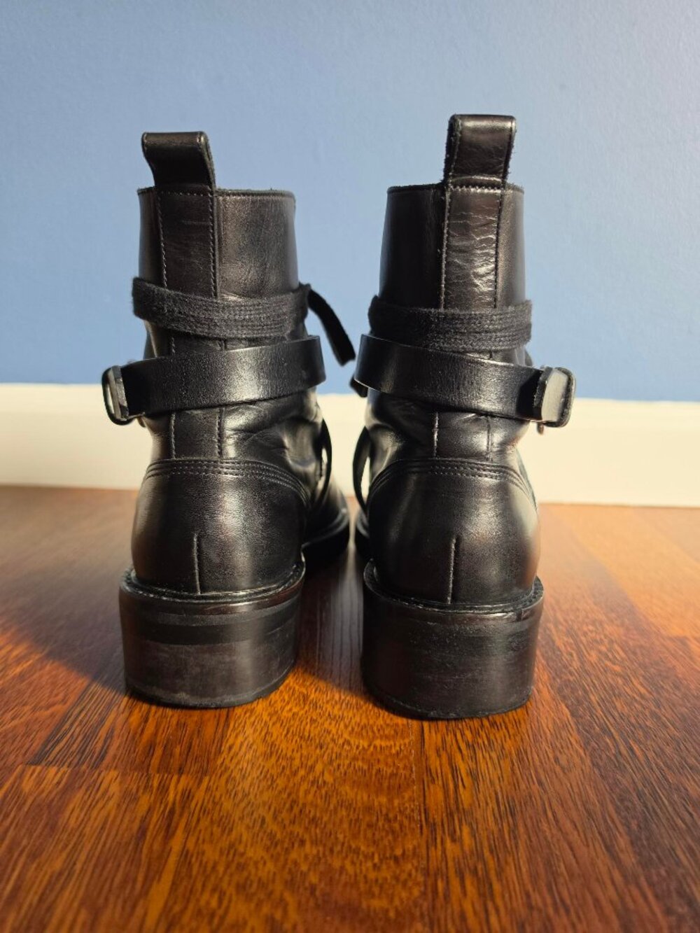 Allsaints Black Leather Boots (Size US 8) - Picture 4 of 10